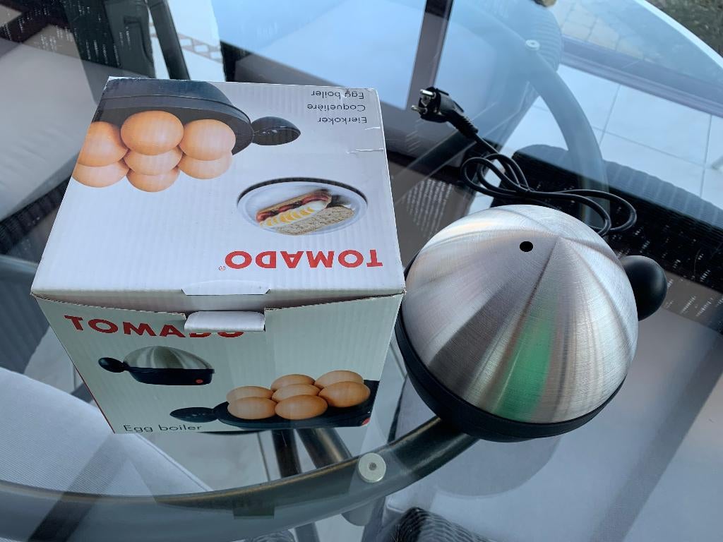 Eierkoker merk Tomado, Elektronische apparatuur, Eierkokers, Ophalen, Nieuw