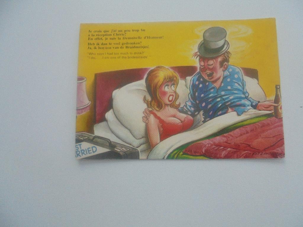 sexy fantasie postkaart, Verzenden, 1980 tot heden, Ongelopen, Overige thema's