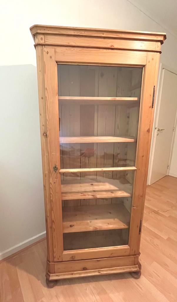 Oude grenen kast, Huis en Inrichting, Ophalen, 150 tot 200 cm, 25 tot 50 cm, Gebruikt