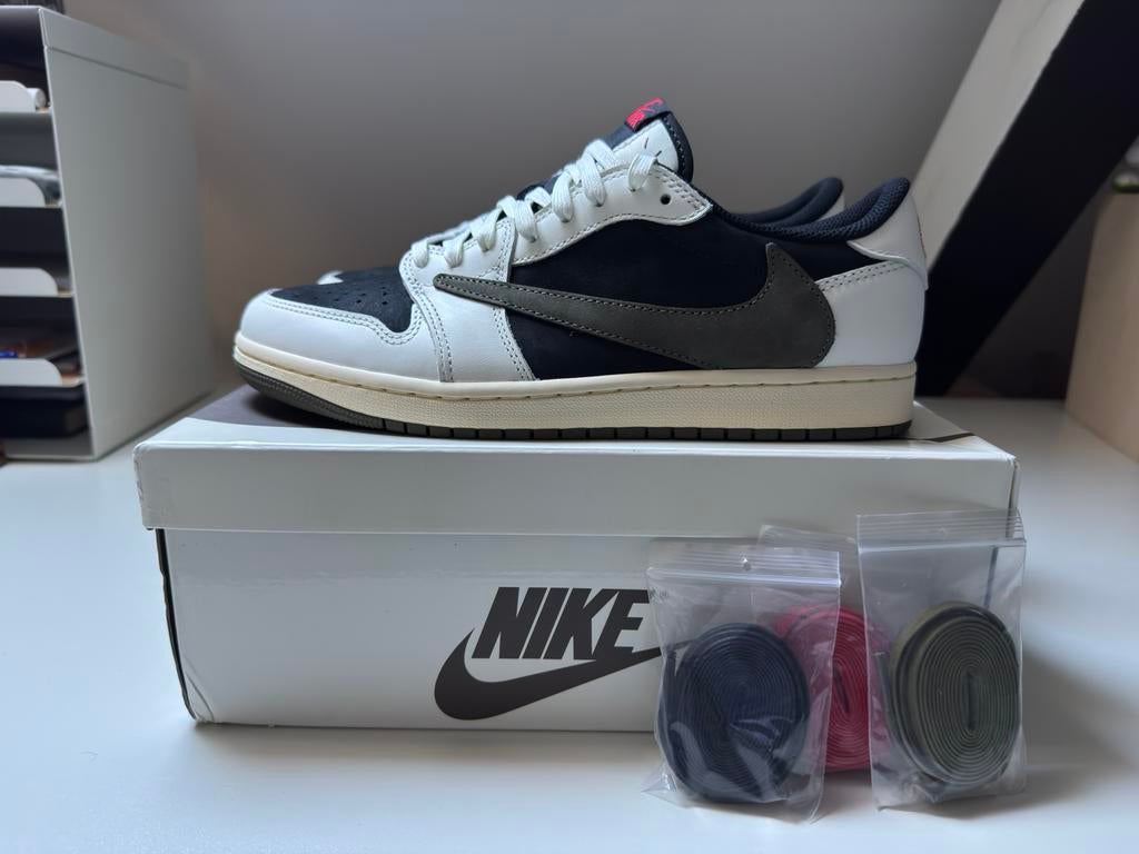 Nike jordan 1 low x travis scott olive, Kleding | Heren, Schoenen, Wit, Nieuw, Ophalen of Verzenden, Sneakers