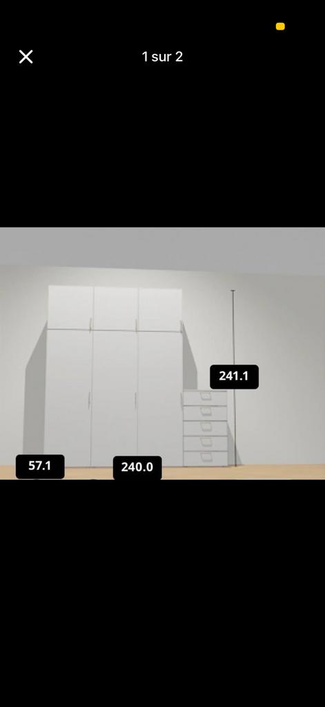 Armoire Ikea, Maison & Meubles, Enlèvement, Utilisé