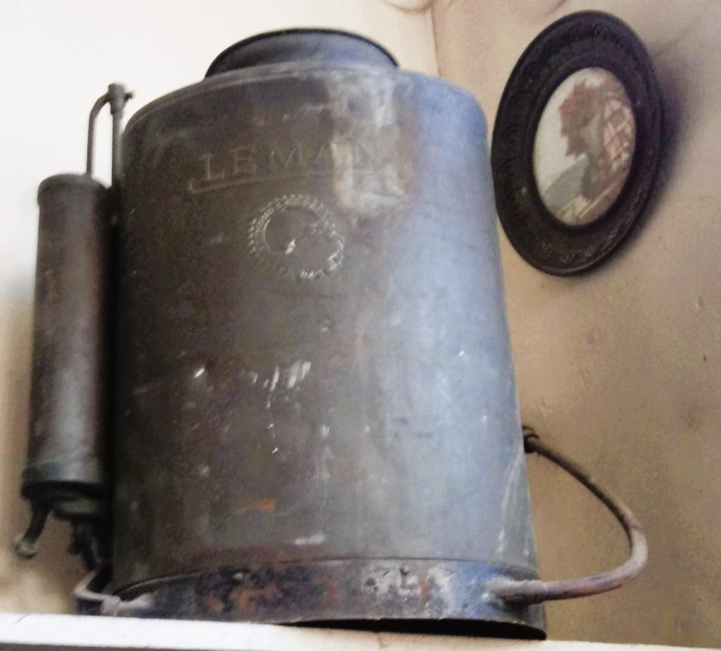 ancien pulvérisateur en cuivre jaune/Pour déco ou autres, Enlèvement ou Envoi