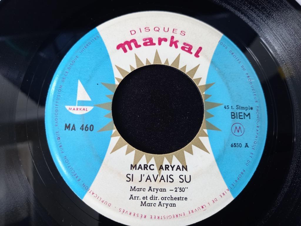 Marc Aryan ‎– Si J'avais Su / Mon Petit Navire '7, Gebruikt, 7 inch, Single, Ophalen of Verzenden