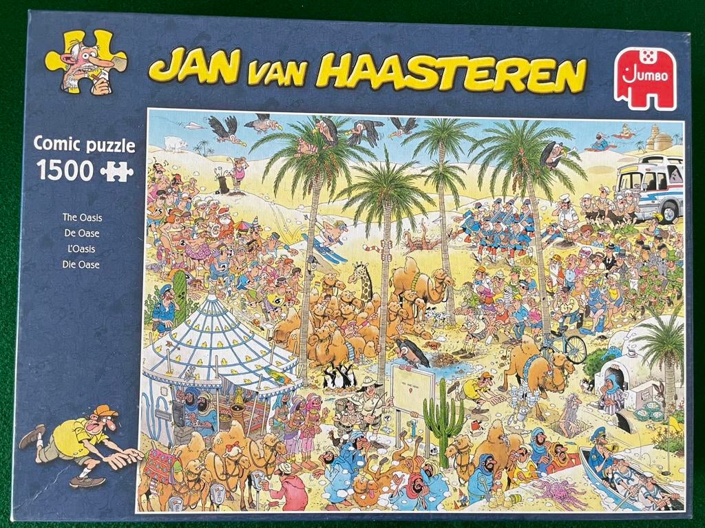 Jan van Haasteren 1500 st - De Oase, Enlèvement ou Envoi, Comme neuf