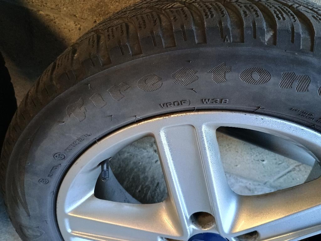 Set winterbanden op alu velgen, Ophalen, Gebruikt, Velg(en), 16 inch