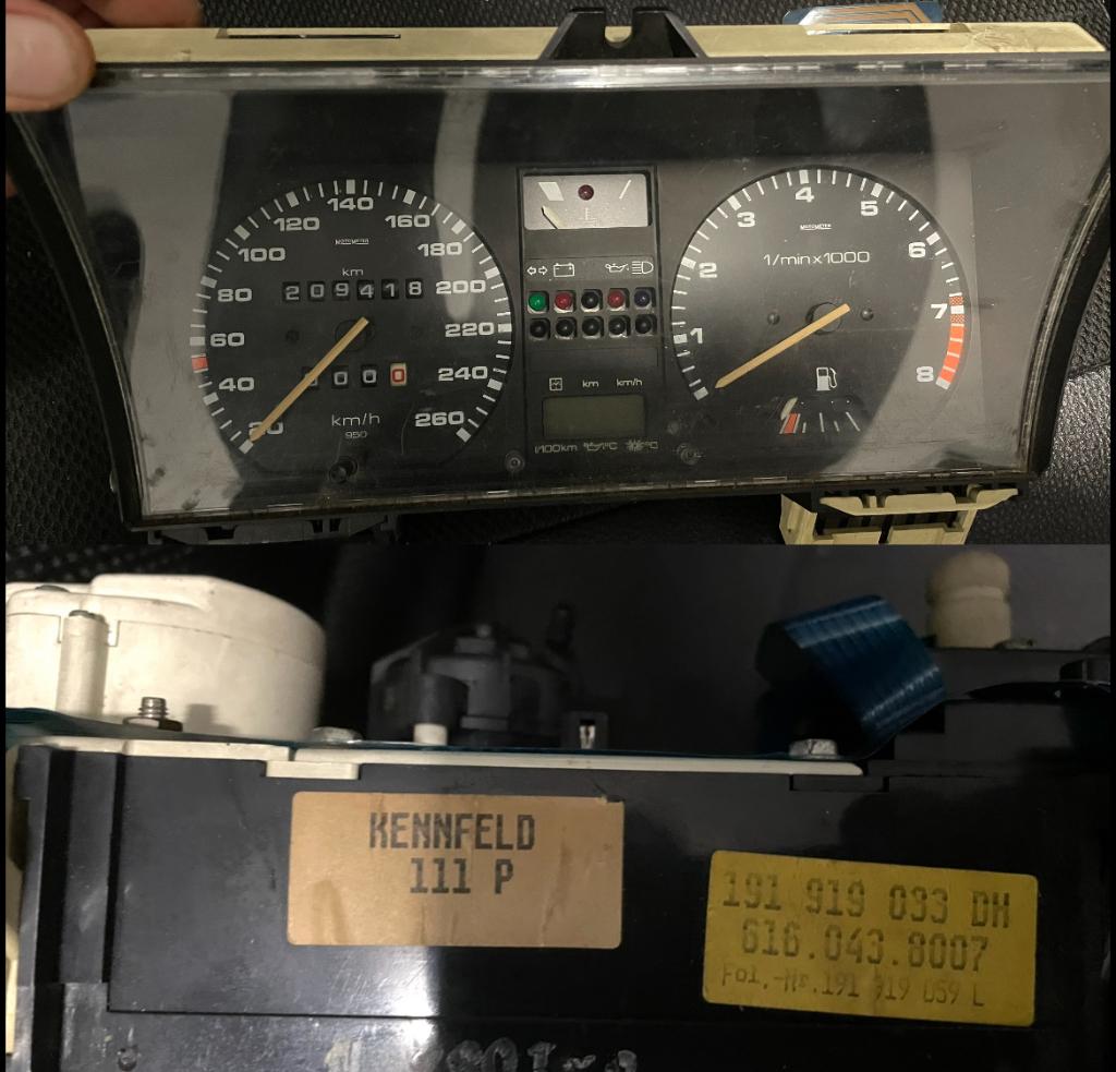 Instrumentenpaneel VW Golf GTI MK2, Enlèvement ou Envoi, Utilisé, Volkswagen