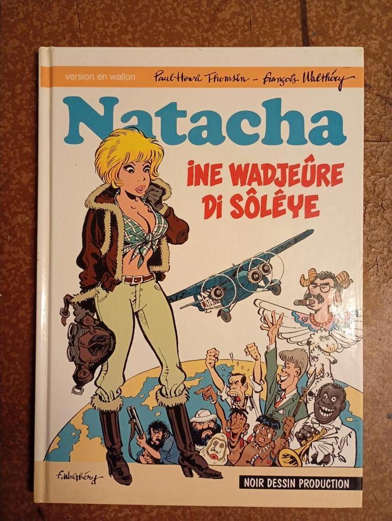 Natacha Ine wadjeûre di sôlêye Walthery en wallon EO TBE, Boeken, Stripverhalen, Zo goed als nieuw, Eén stripboek, Ophalen of Verzenden