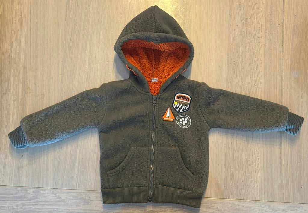 ️ ⚽️ Fleece Gilet maat 74, Kinderen en Baby's, Babykleding | Maat 74, Zeeman, Truitje of Vestje, Ophalen of Verzenden, Zo goed als nieuw