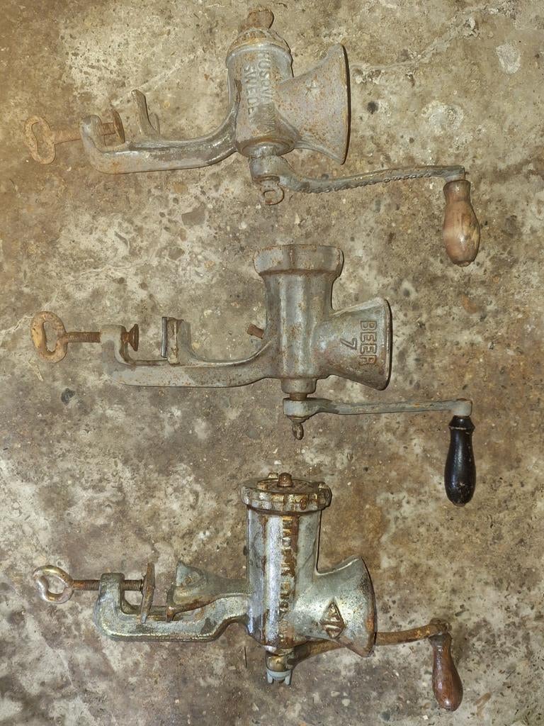 Vleesmolen 3x, Ophalen