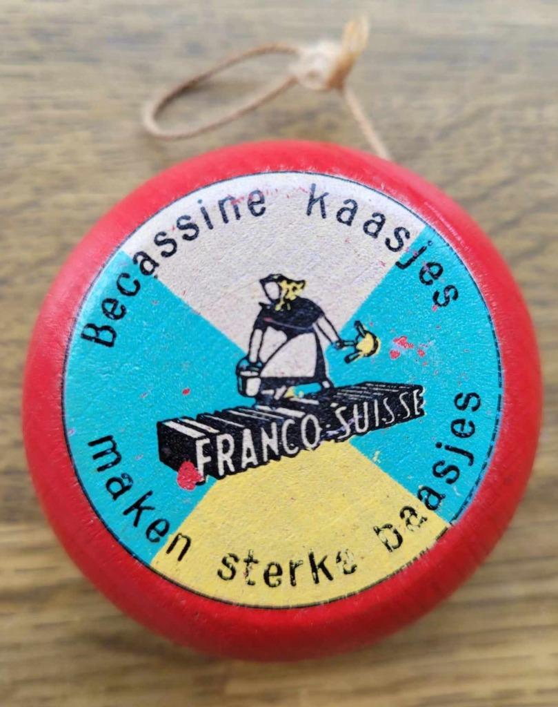Broc YOYO publicitaire "Les fromages BECASSINE" Franco-Suiss, Collections, Enlèvement ou Envoi, Comme neuf