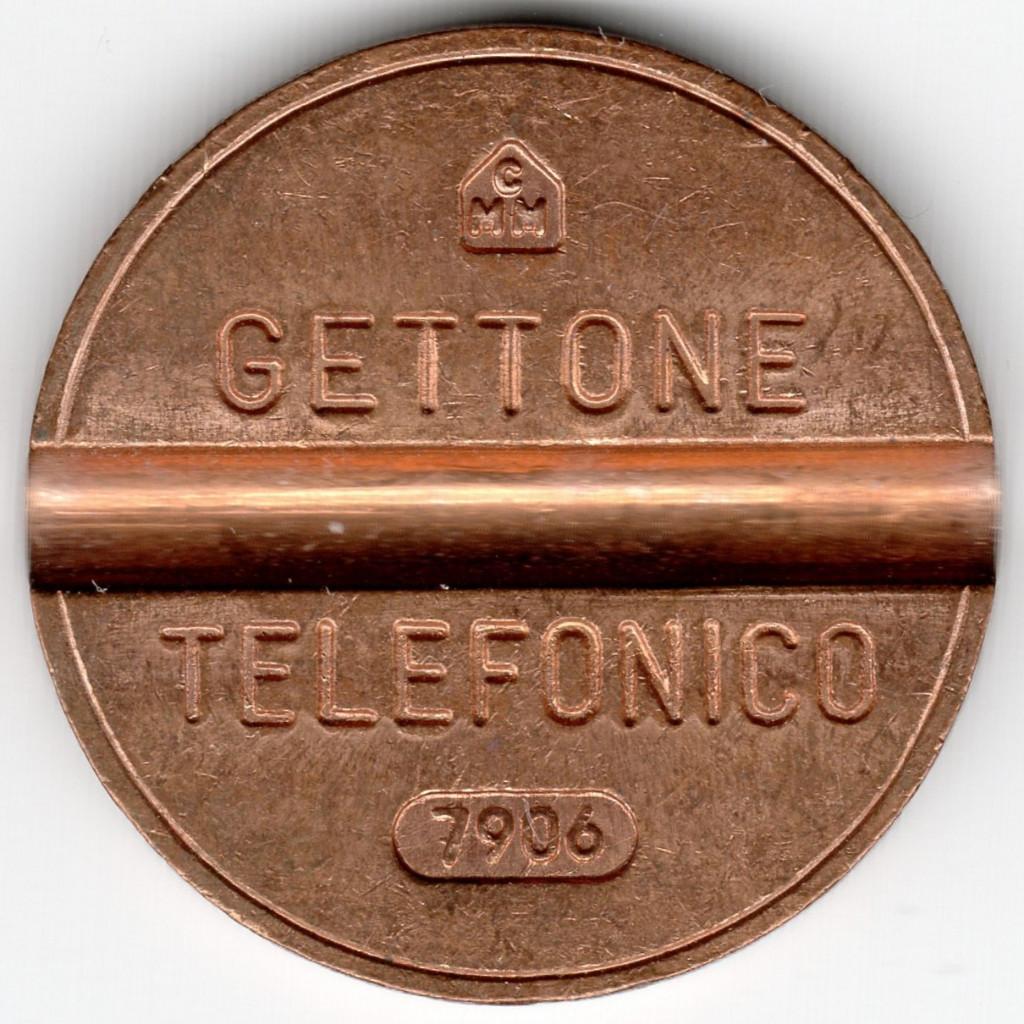 Italie : Gettone Telefonico 7906 (juin 1979) CMM C.M.M. - Re, Enlèvement ou Envoi, Bronze