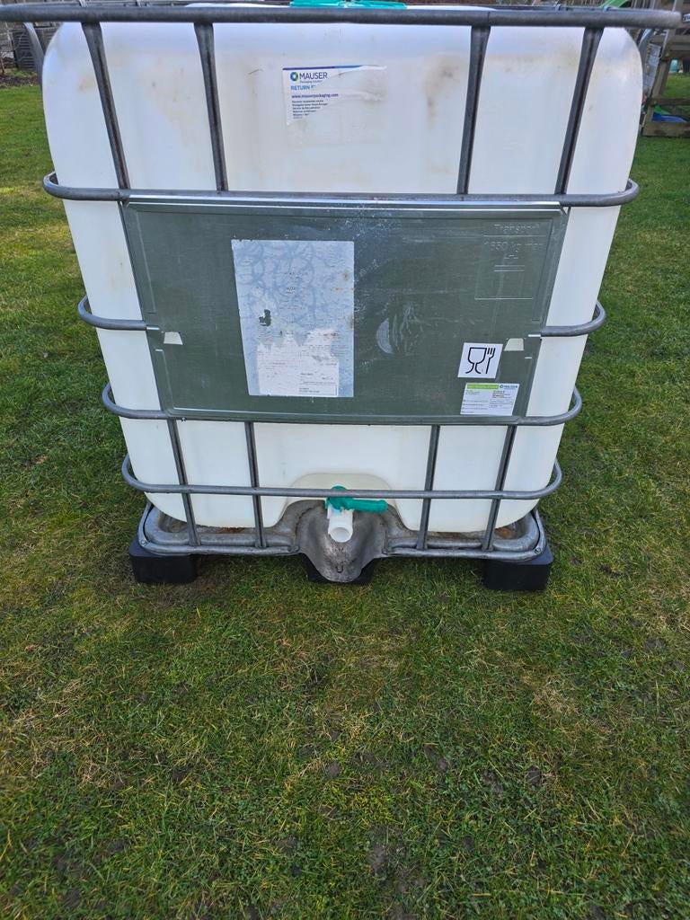 Ibc vat 1000l, Ophalen