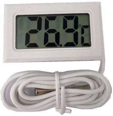 Digitale Terrarium - Thermometer Aquarium - Thermometer Wit, Dieren en Toebehoren, Reptielen en Amfibieën | Toebehoren, Ophalen of Verzenden