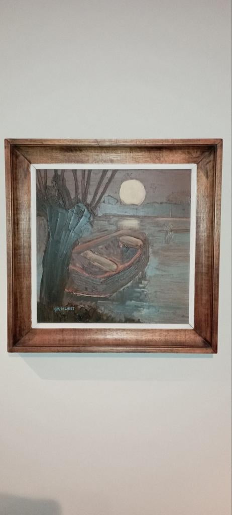 Schilderij boot, Ophalen