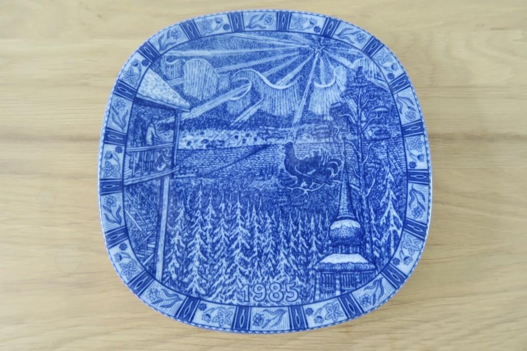 Rörstrand Christmas plate 1985 - Assiette de collection, Ophalen of Verzenden