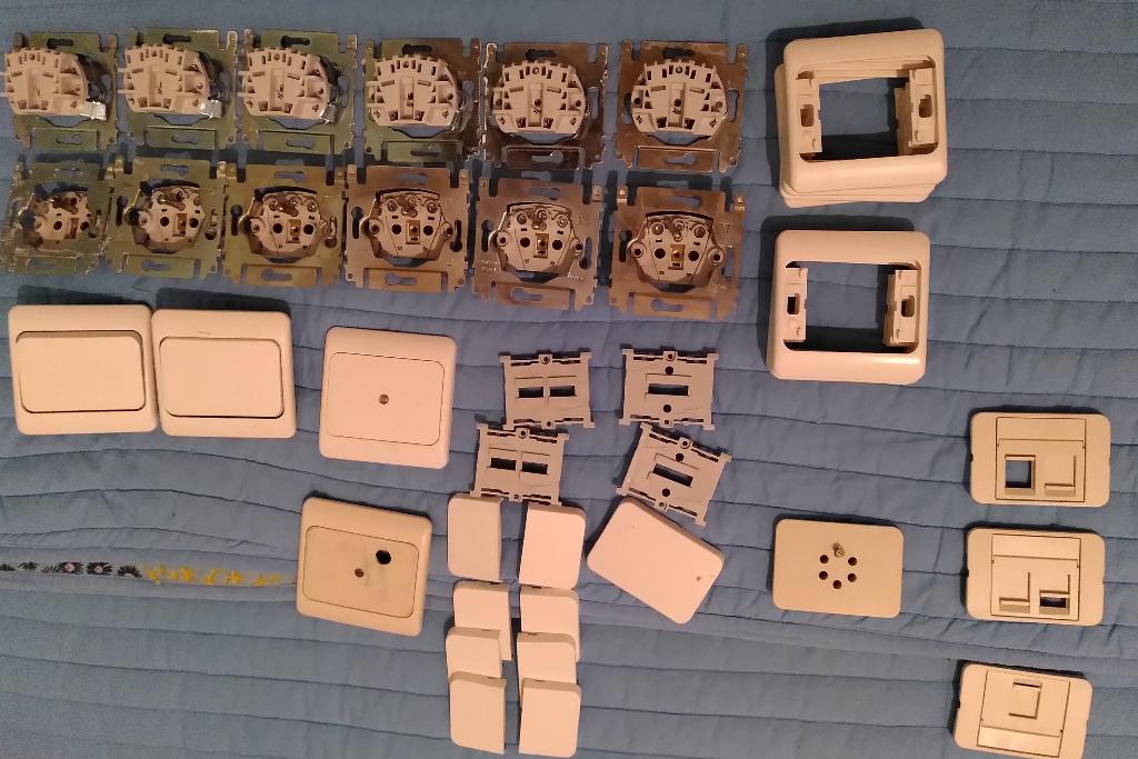 Niko PR20 elements pour installation - voir liste, Bricolage & Construction, Enlèvement ou Envoi, Utilisé, Interrupteur