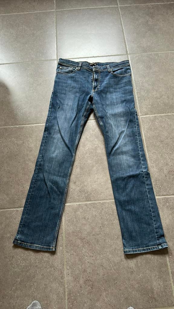 Jeansbroek 33-34, Kleding | Heren, Ophalen, Tim Moore, Blauw, Zo goed als nieuw