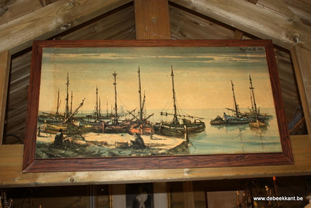 Retro vintage oude kader lijst, Ophalen