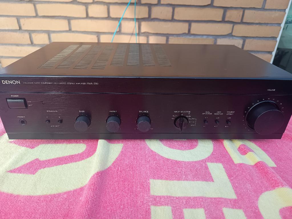Versterker Denon PMA-280, als defect, Audio, Tv en Foto, Versterkers en Ontvangers, Niet werkend, Stereo, Minder dan 60 watt, Denon