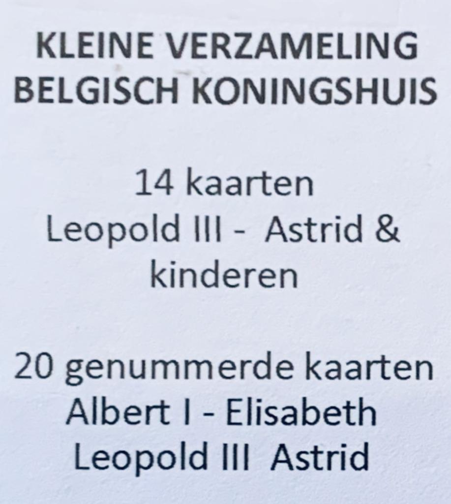 Collection de la famille royale belge, Collections, Envoi, Comme neuf, Carte, Photo ou Gravure