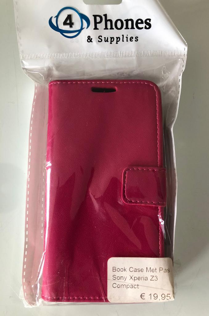 Boekcase Sony xperia Z3. Roos, Telecommunicatie, Ophalen of Verzenden, Nieuw
