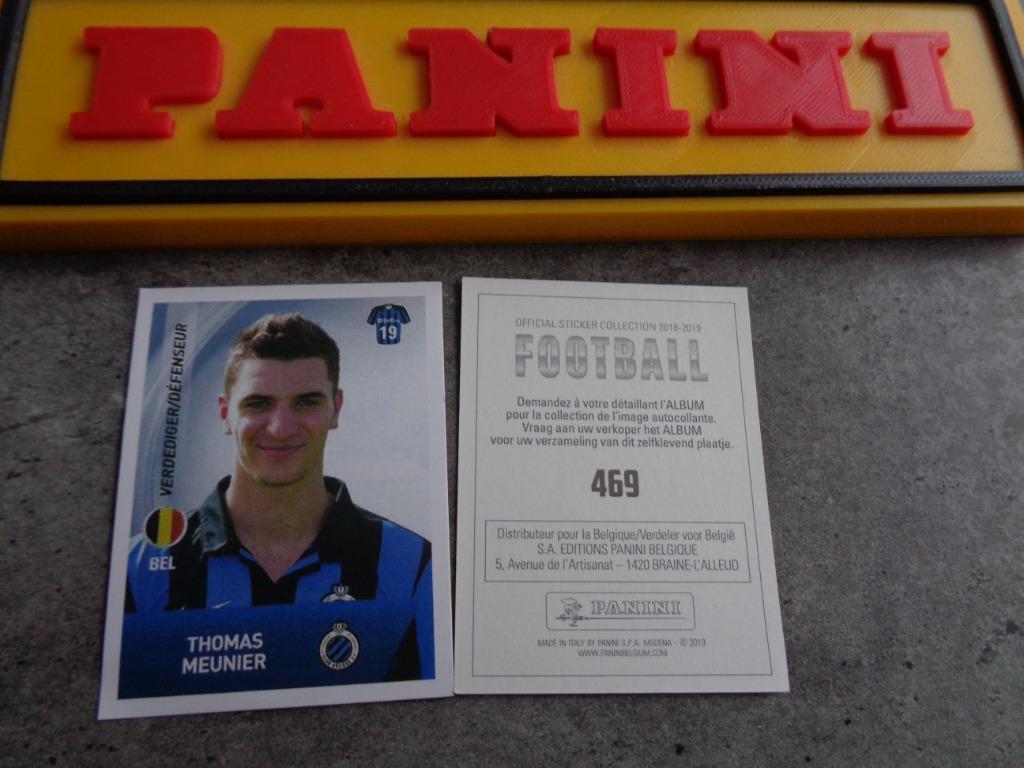 Autocollant de football PANINI FOOTBALL 2018/19 MEUNIER, Envoi, Autocollant