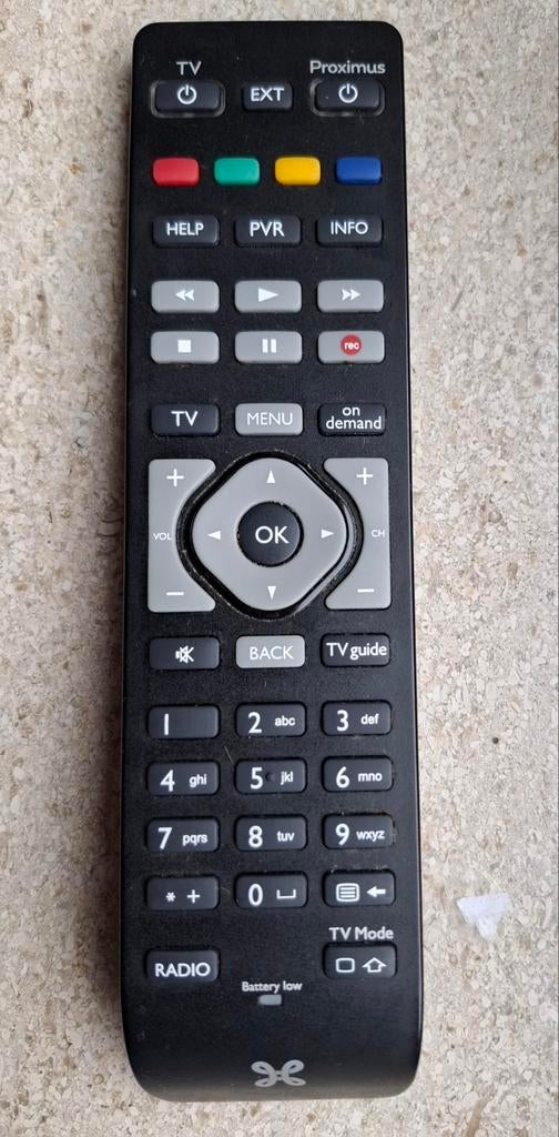 Afstandsbediening voor de PROXIMUS TV, Audio, Tv en Foto, Ophalen of Verzenden, Zo goed als nieuw, Universeel, Tv