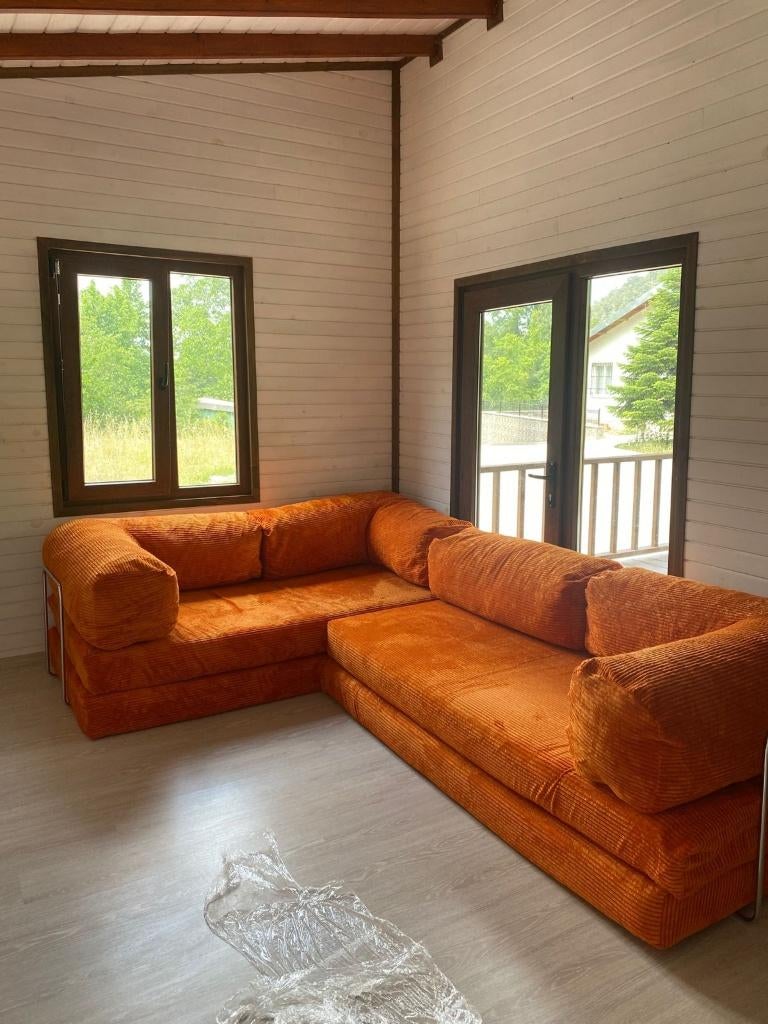 Hoekbank modulair, Maison & Meubles, 100 à 125 cm, Modulair, Neuf, Autres dimensions