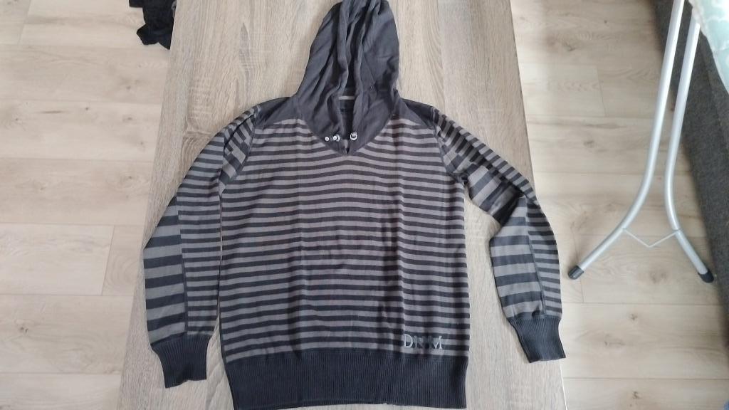 Trui met kap M Jack & Jones, Kleding | Heren, Truien en Vesten, Ophalen, Maat 48/50 (M), Zwart, Gedragen