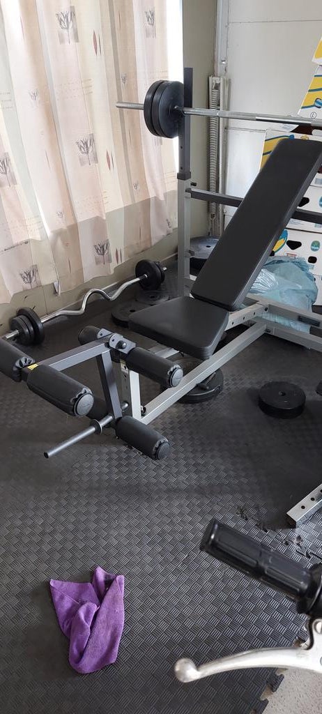 Bench press, Sports & Fitness, Enlèvement, Comme neuf, Jambes