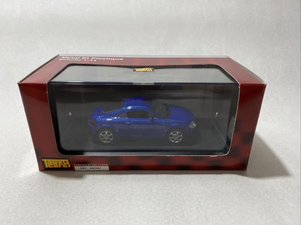 1:43 Audi TT coupe 8N blauw 1998 – 2006, Hobby & Loisirs créatifs, Voitures miniatures | 1:43, Enlèvement ou Envoi, Comme neuf