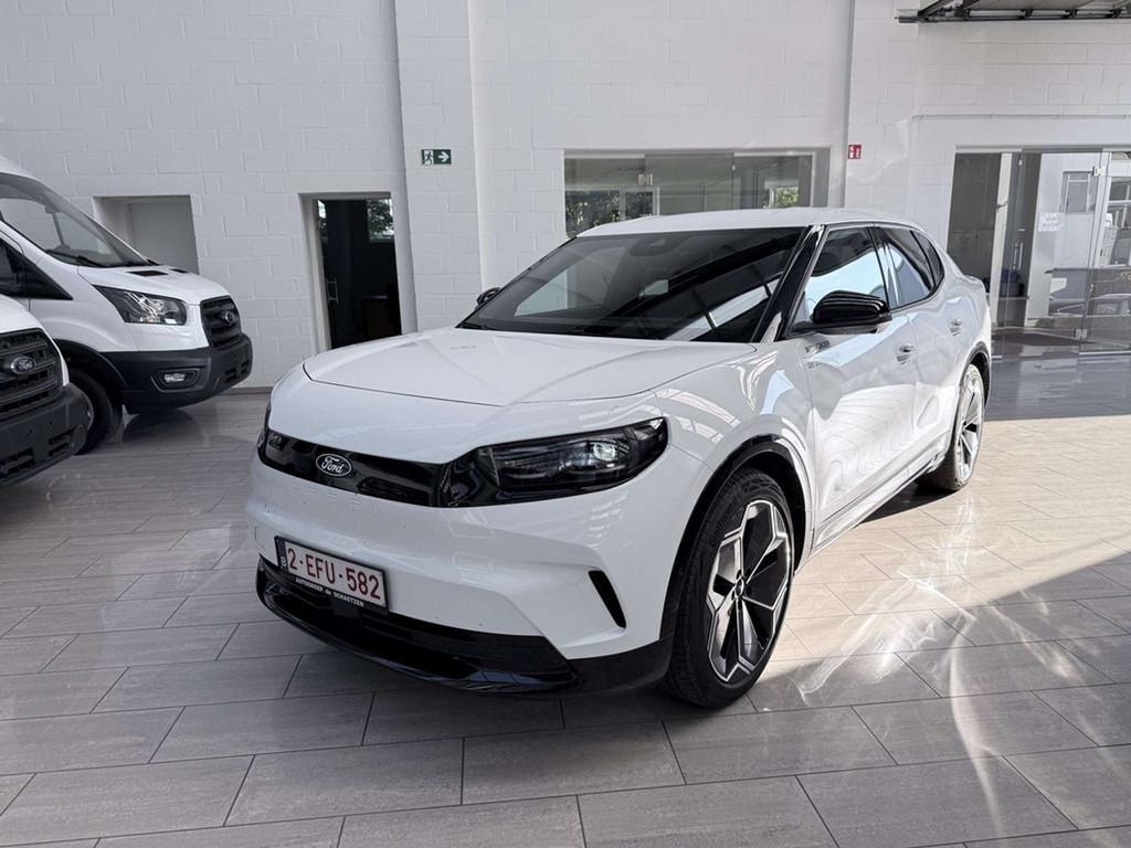 Ford Capri 77 kWh Extended Range RWD (bj 2025, automaat), Automaat, Parkeersensor, Gebruikt, Wit