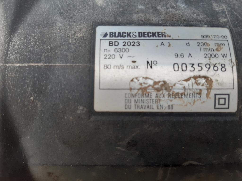 haakse handslijpmolen, Ophalen, Gebruikt, Haakse handslijpmachine