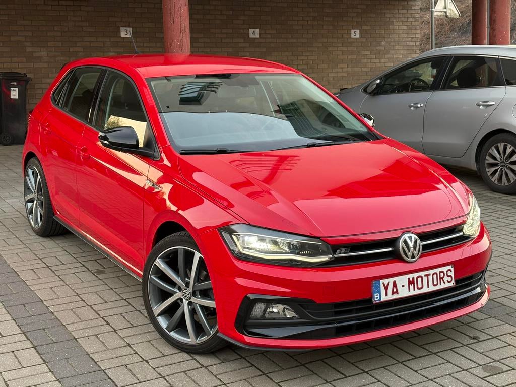 Vw Polo R-Line - 2018 - 1.0 - 95Ch - Cockpit - Garantie, Autos, Rouge, Achat, Euro 6, Entreprise