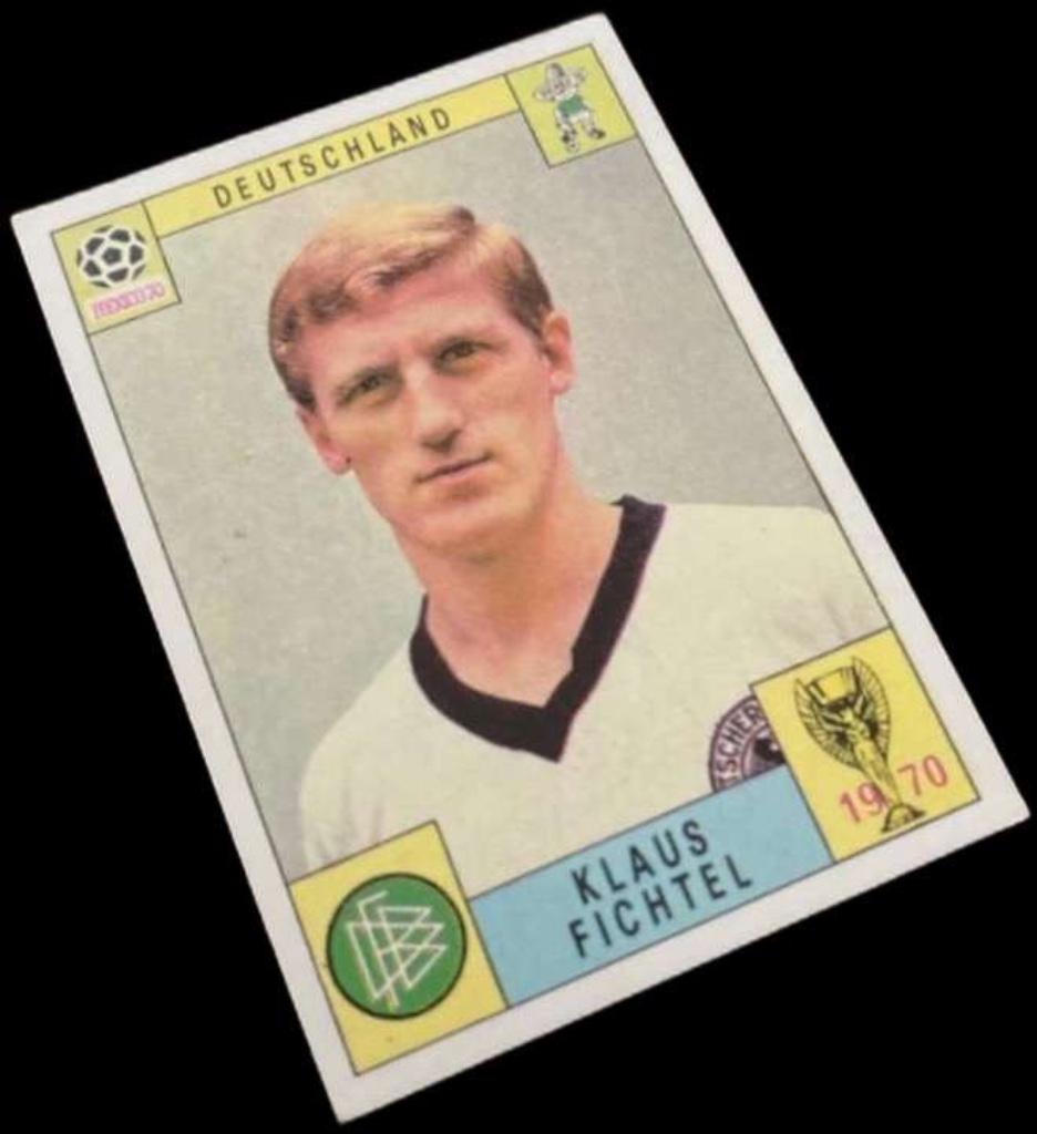 Panini WK 70 Mexico Klaus Fichtel Kaart Sticker 1970, Collections, Envoi, Neuf