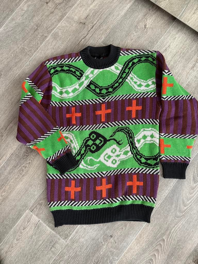 walter van beirendonck vintage trui, Enlèvement ou Envoi, Porté, Autres tailles, Vert