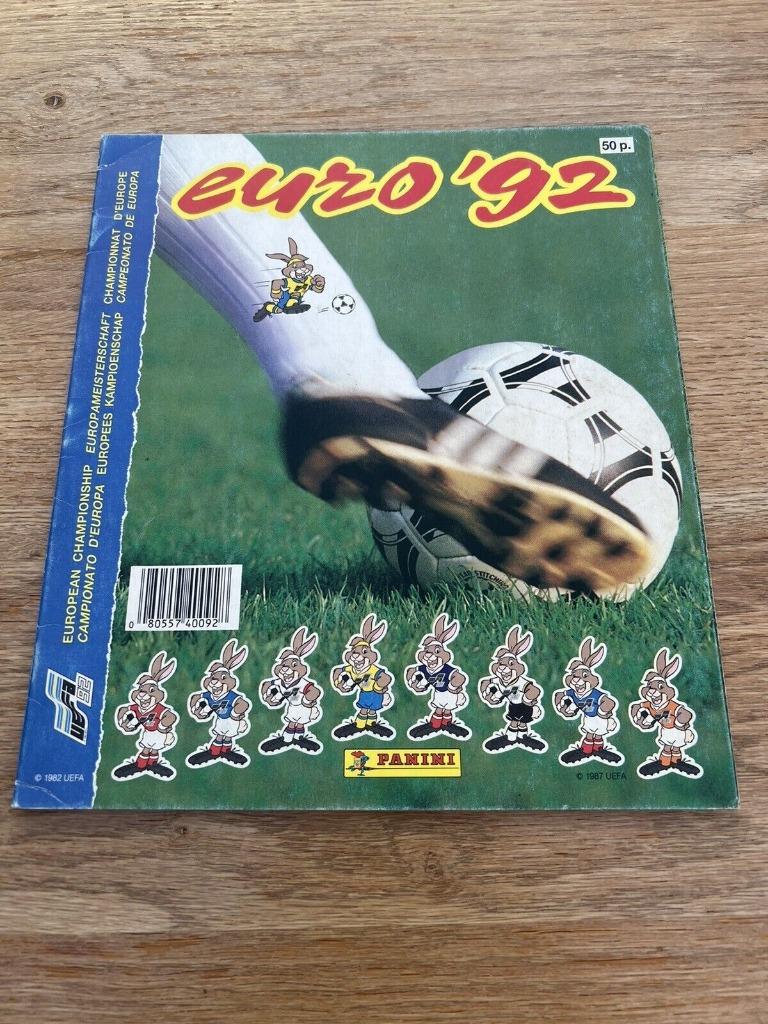 Album d'autocollants de football vide Panini euro 92, Enlèvement ou Envoi, Autocollant