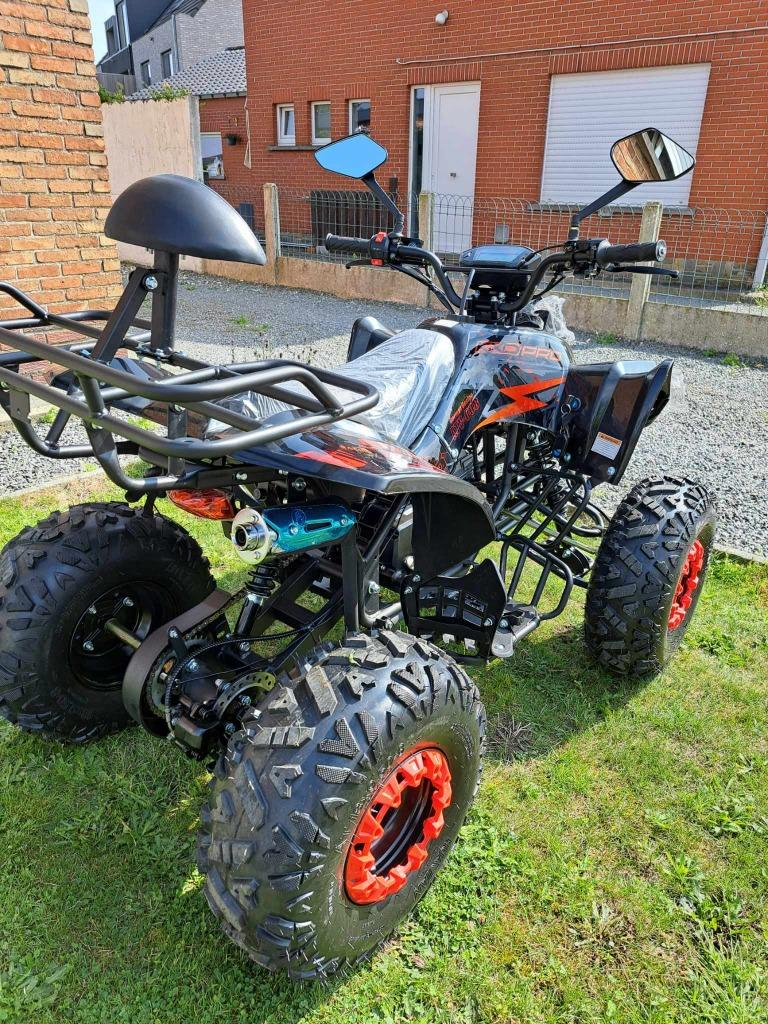 QUADS 125C benz en electrisch 1200w zijn nieuw met garantie, Motoren, 125 cc, 11 kW of minder, 1 cilinder