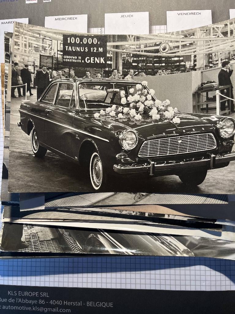 Photo auto usine Ford, Livres, Autos | Brochures & Magazines, Enlèvement, Utilisé, Ford