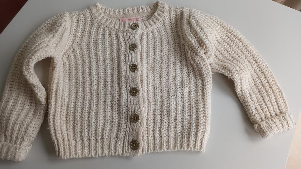 vestje - gebreid - Maat 92, Kinderen en Baby's, Kinderkleding | Maat 92, Gebruikt, C&A, Meisje, Trui of Vest