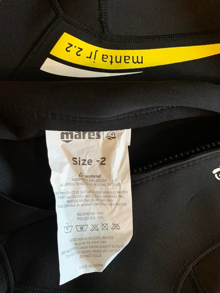 Mares Shorty junior, Enlèvement ou Envoi, Comme neuf, Mares, Enfant