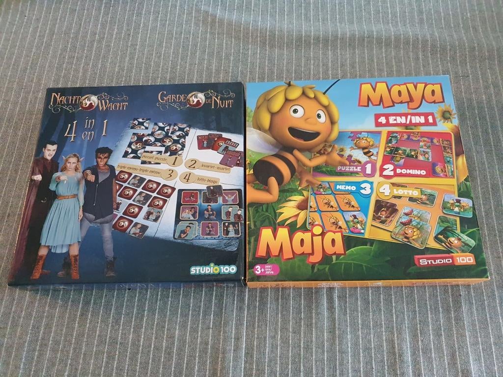 4 in 1 spel Maya, Nachtwacht, Kinderen en Baby's, Ophalen of Verzenden, Zo goed als nieuw