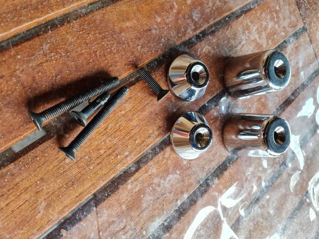 Balansgewichten vespa 125 chroom, Fietsen en Brommers, Ophalen of Verzenden