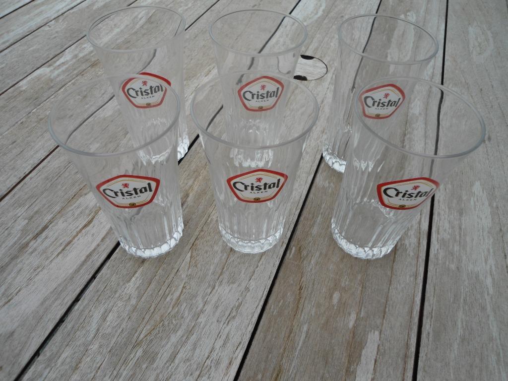 splinternieuwe cristal alken bierglazen, tulpjes, boerkes..., Verzamelen, Biermerken, Nieuw, Ophalen of Verzenden