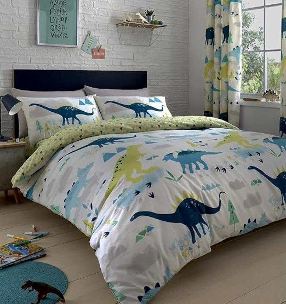 Parure de lit lumineuse en forme de dinosaure | 140 x 200 c, Neuf, Garçon ou Fille, -, Autres couleurs