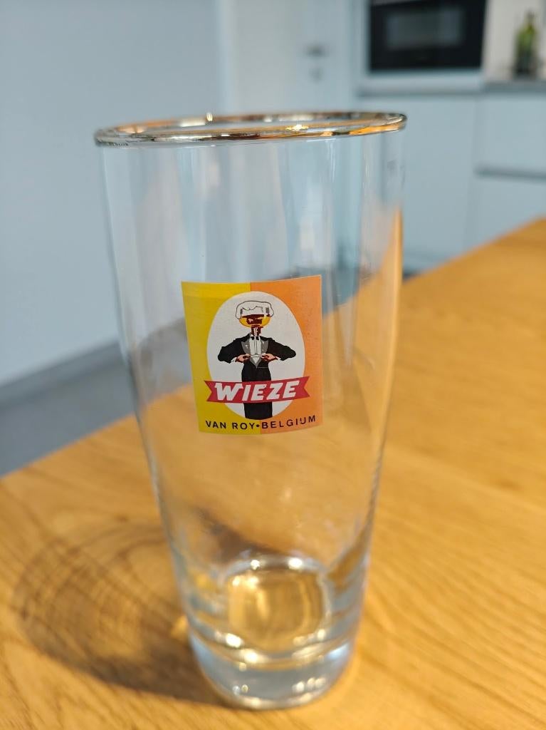 Wieze Van Roy Belgium, Ophalen of Verzenden, Zo goed als nieuw, Bierglas