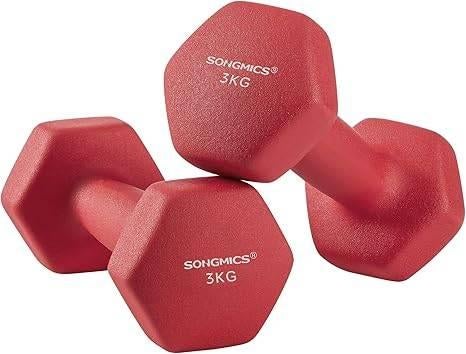 Lot de 2 haltères hexagonaux | 3 kg | LIVRAISON GRATUITE, Sports & Fitness, Équipement de fitness, Neuf, Set d’haltères, Bras