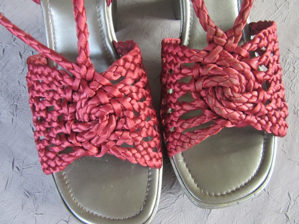 zomerschoenen voor dames, ANDERE, Zo goed als nieuw, Rood, Sandalen of Muiltjes