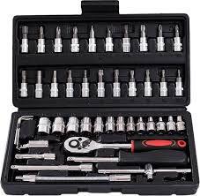 Dop sleutel set Gereedschapsset dopsleutel set, Ophalen of Verzenden, Nieuw, Boor- en Schroefmachine