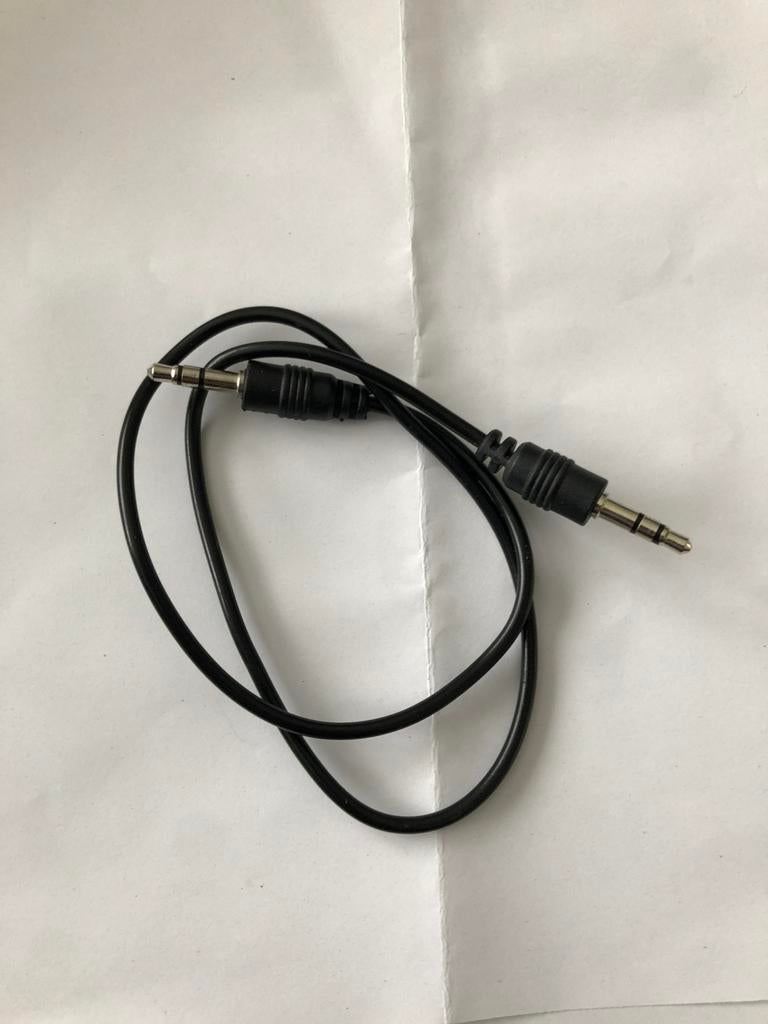 Câble AUX jack 3,5 mm — L:45 cm — Mâle à mâle — Câble audio, TV, Hi-fi & Vidéo, Câbles audio & Câbles de télévision, Comme neuf